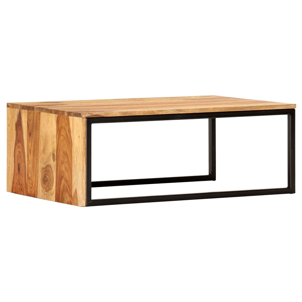 2 Pcs Solid Sheesham Wood Nesting Tables P43592