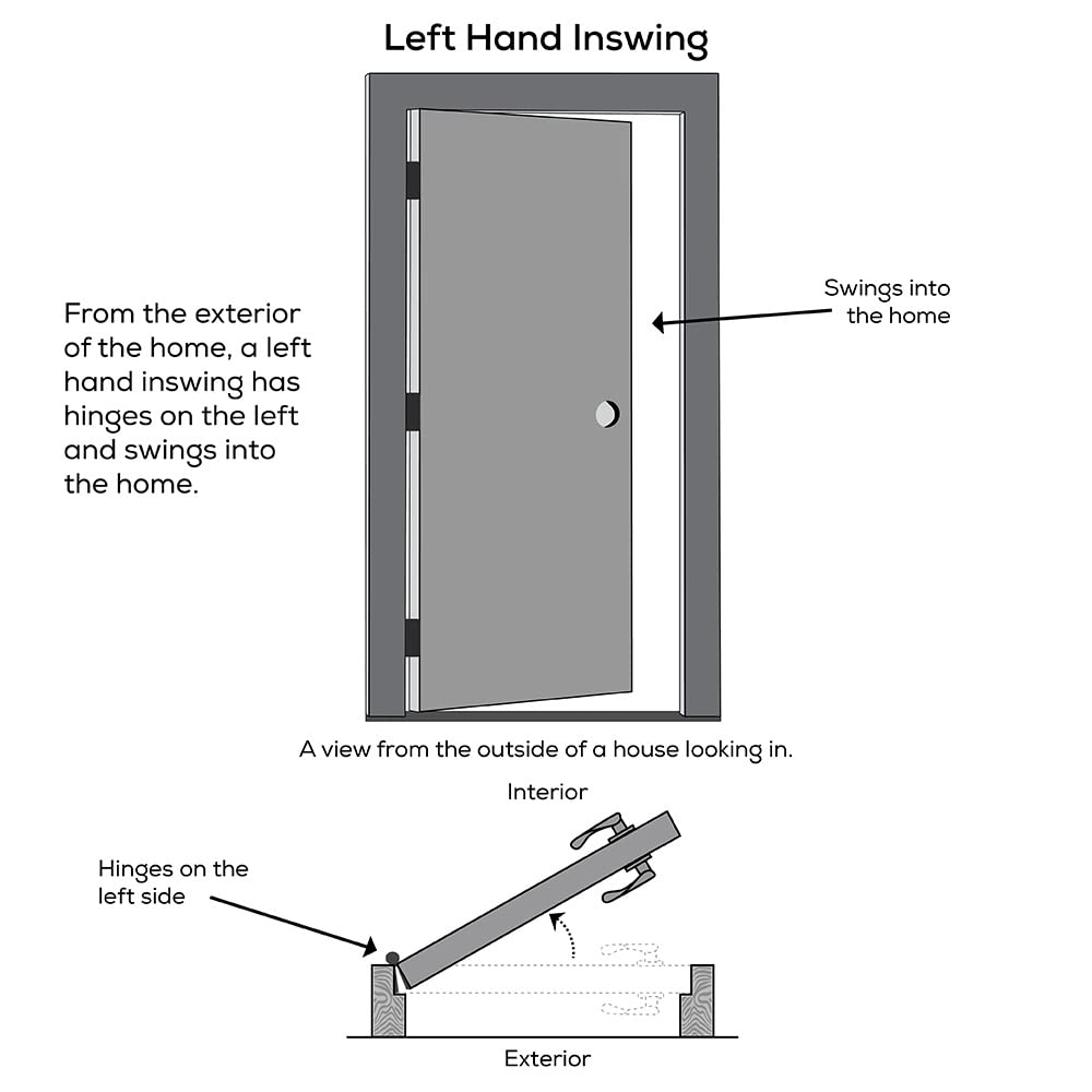 Primed Steel 1/2 Lite Clear Glass Left-Hand Inswing Prehung Front Door 36" x 80" A326