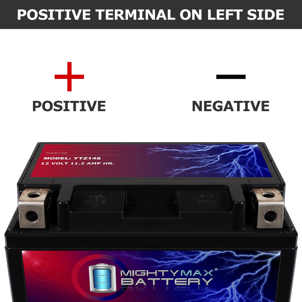 12 Volt 11.2 AH 230 CCA Rechargeable Maintenance Free SLA AGM Motorcycle Battery B92116
