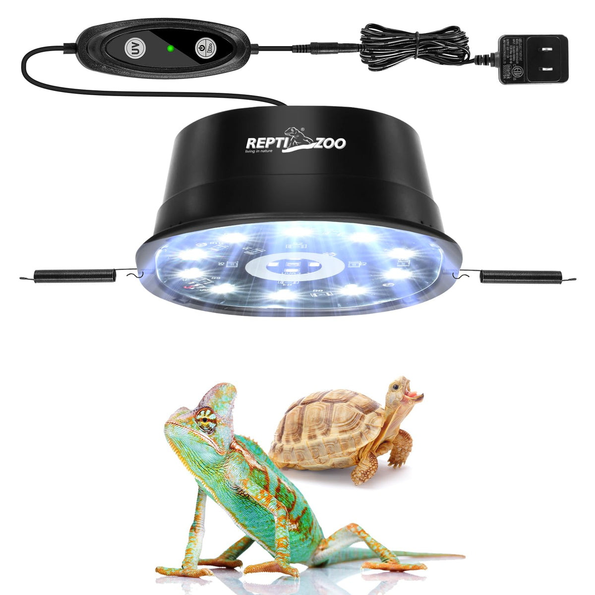 UVB Reptile Light with Basking Platform Combo Kit Z7220