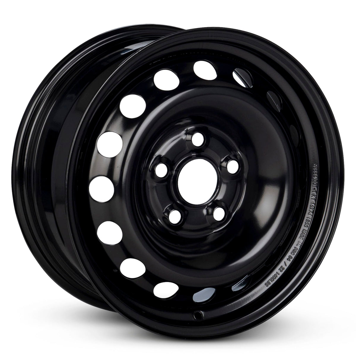 16 Inch Black Steel Rim J82528