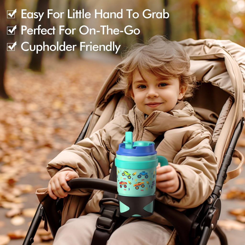 16oz Kids Insulated Tumbler with Handle, 2 Pack D16080