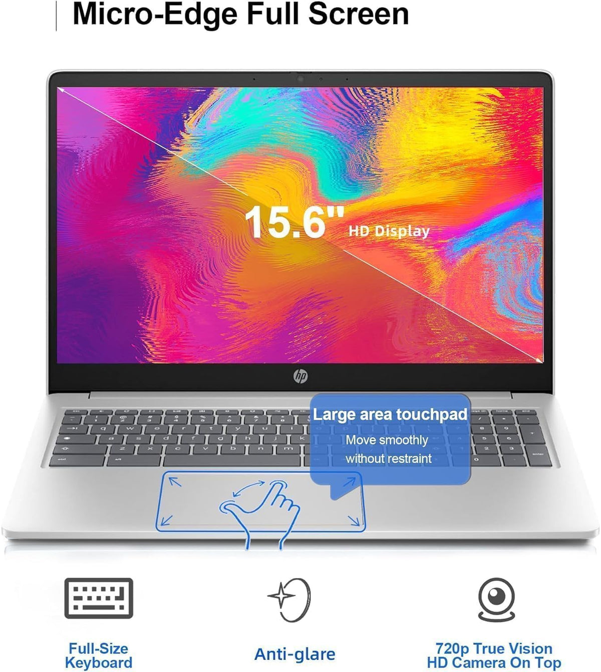 15.6in Silver Chromebook Q72795