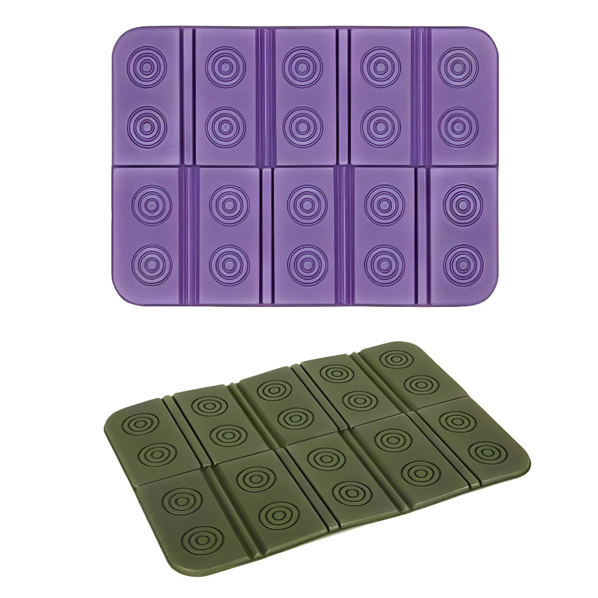 2 Pcs Waterproof Folding Foam Seat Cushion K615693