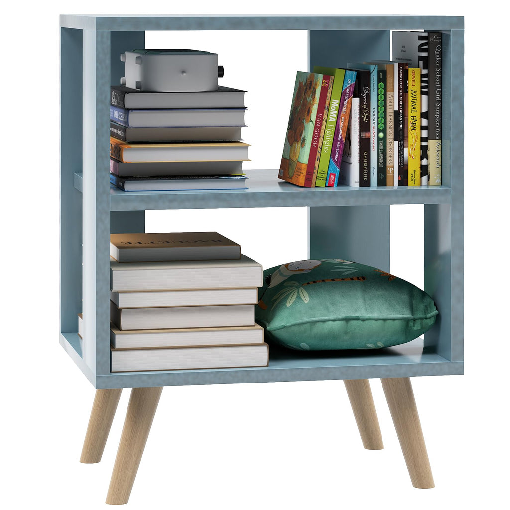 Blue 2-Tier Kids Nightstand J581501