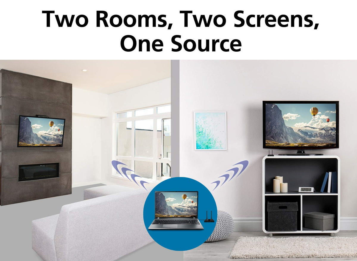2X2 Wireless HDMI 5GHz Kit Black X2628