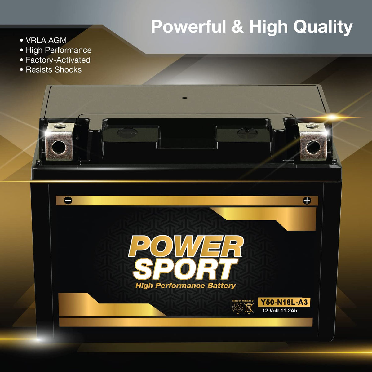 12V 24AH SLA Motorcycle Battery 330 CCA C58860