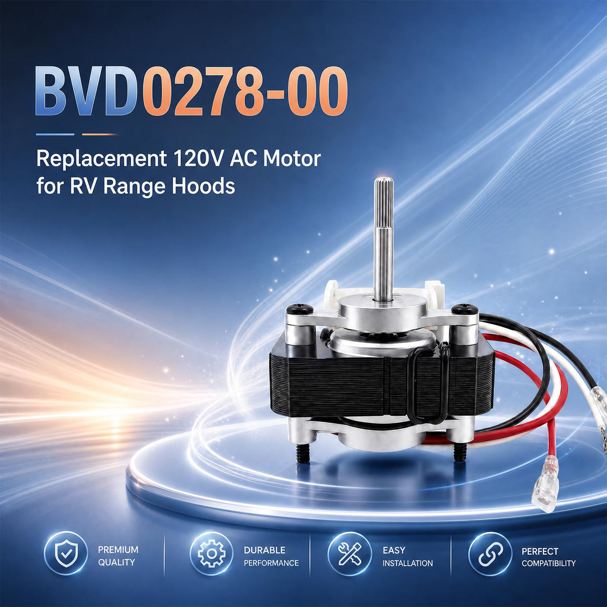 120V AC 2 Speed Fan Motor P2517