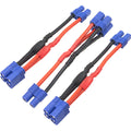 3Pcs 14AWG Silicone Y Splitter Cable Adapter 1 Female to 2 Male U389602