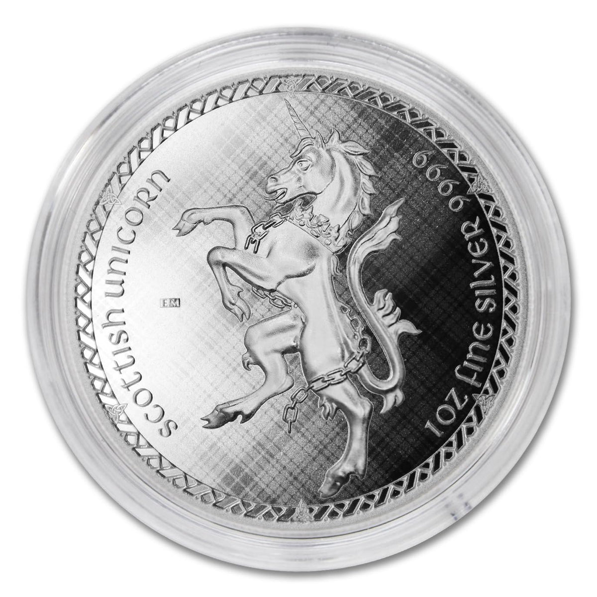 1 oz Silver Scottish Unicorn E6551