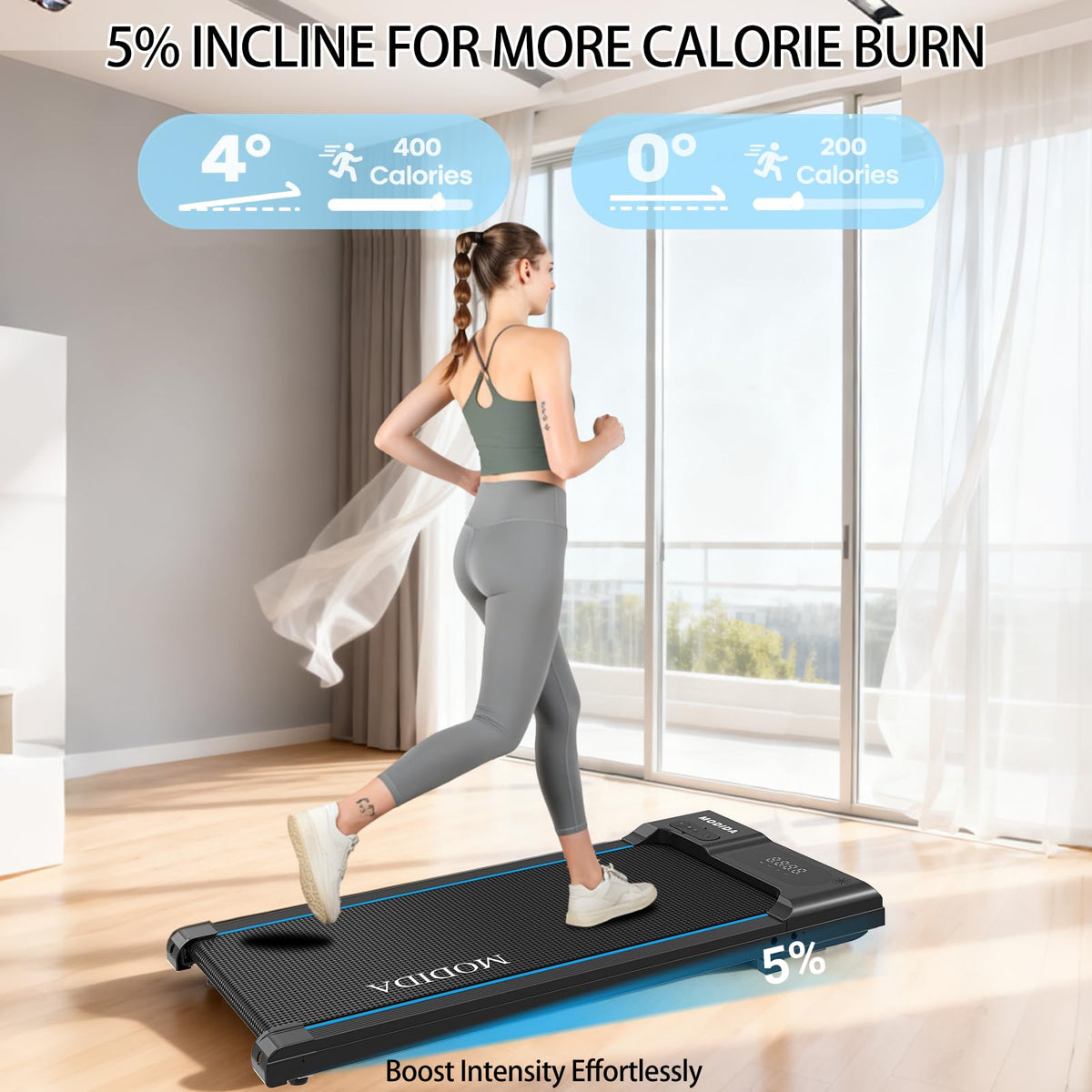 3 in 1 Under Desk Treadmill with Incline P381