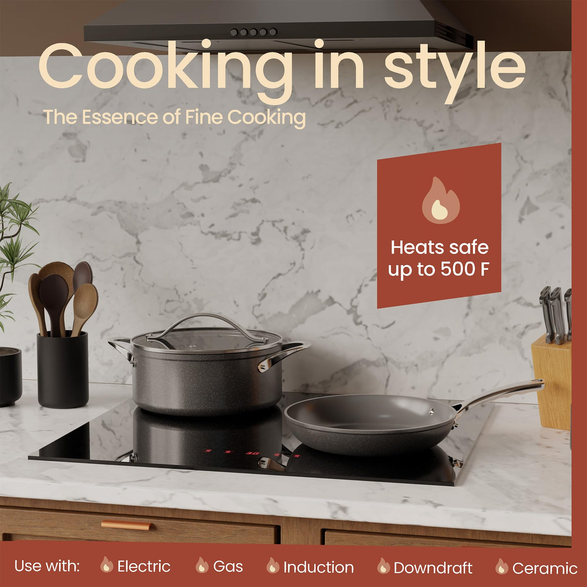 12-Piece Nonstick Ceramic Cookware Set T51529