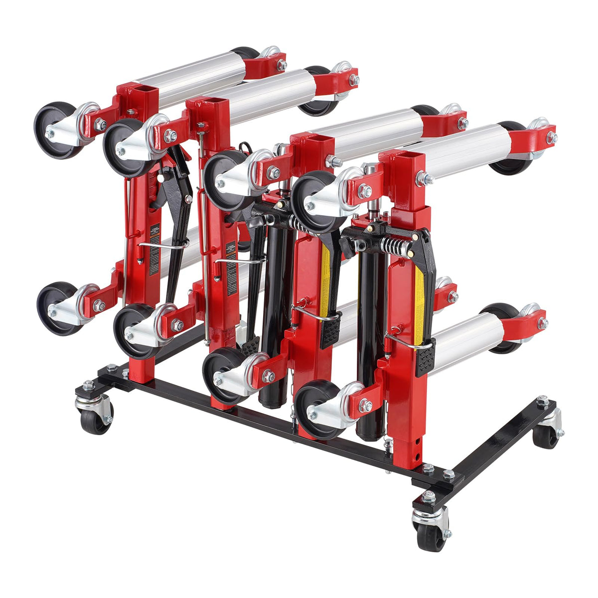 Car Dolly Rack with 360° Rotatable Wheels, 4-Dolly Capacity W340720