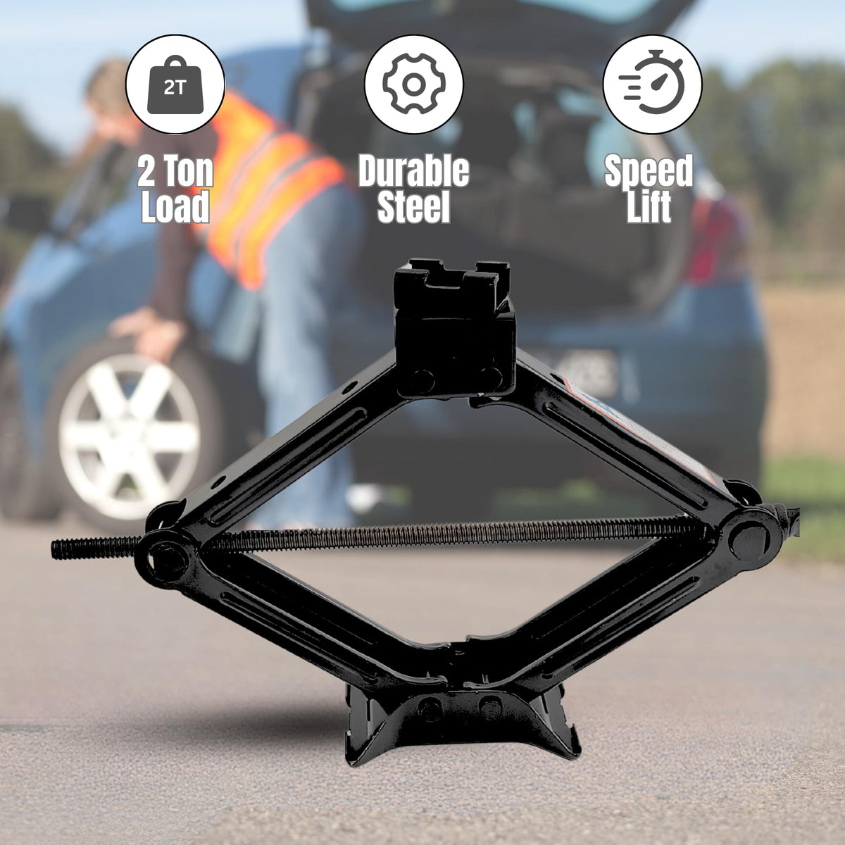 2 Ton Scissor Jack Kit Z951