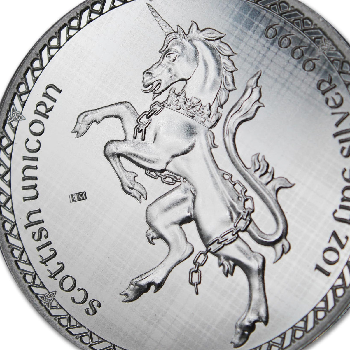 1 oz Silver Scottish Unicorn E6551