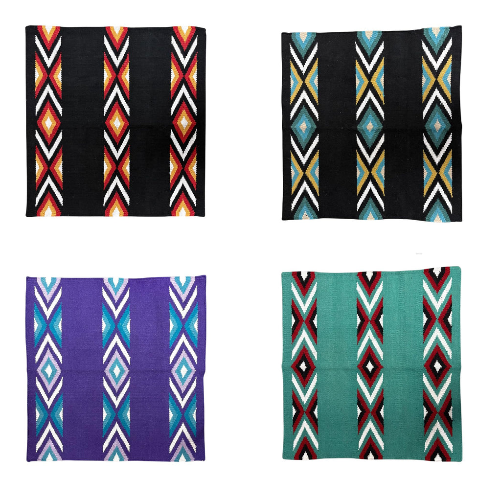New Zealand Wool Handwoven Horse Saddle Blanket 36x34 Inches X651