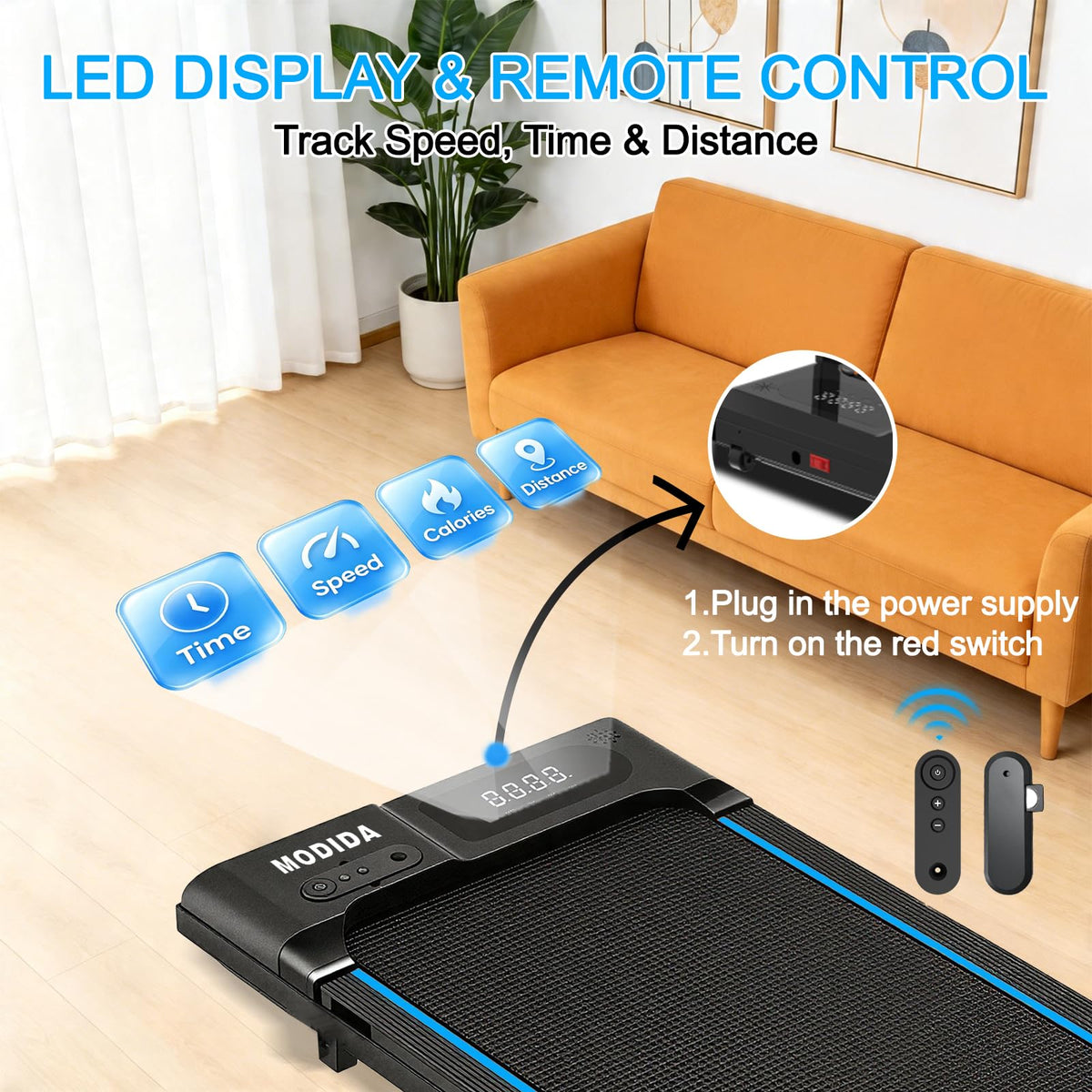 3 in 1 Under Desk Treadmill with Incline P381