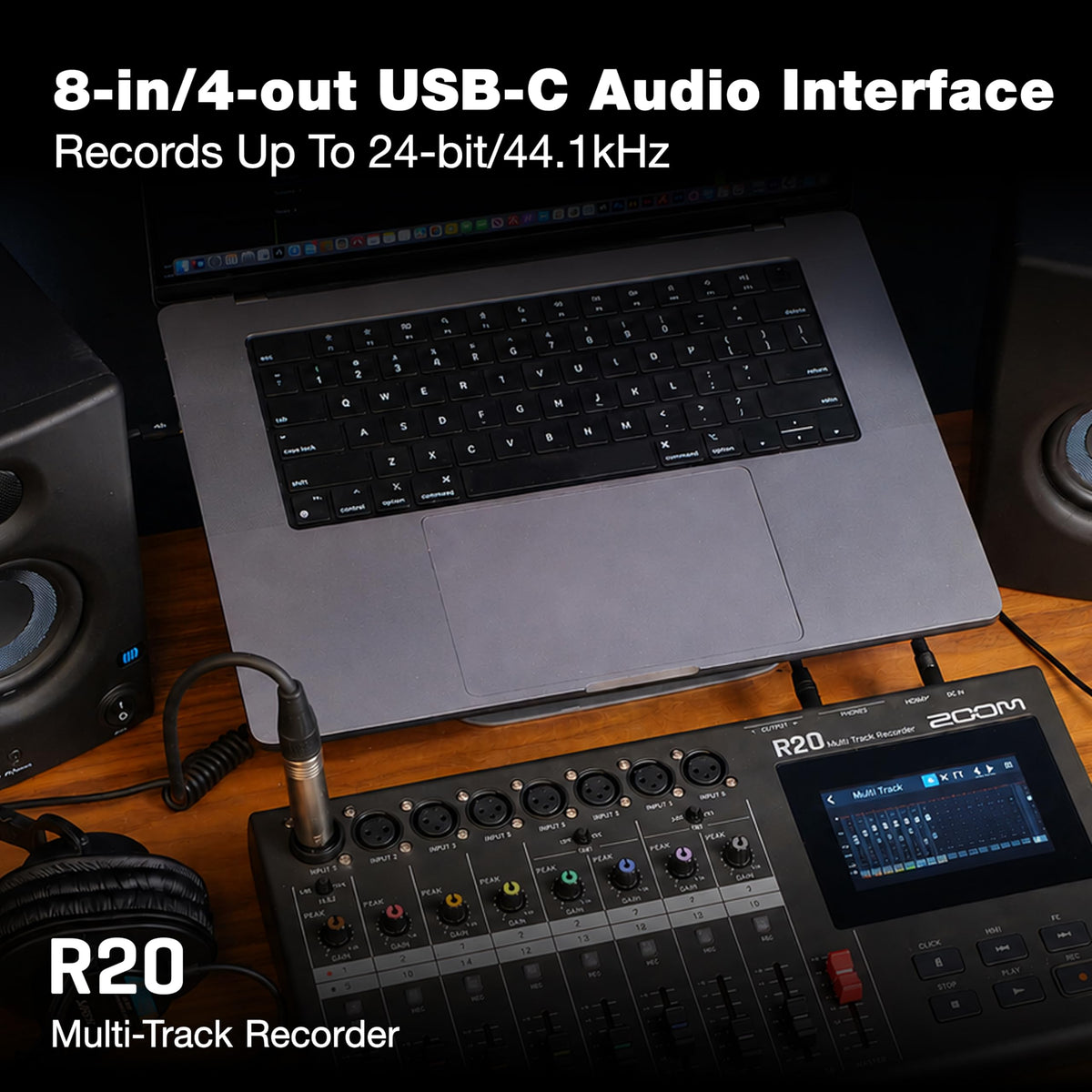 16 Tracks 6 XLR Inputs Tabletop Recorder T38918