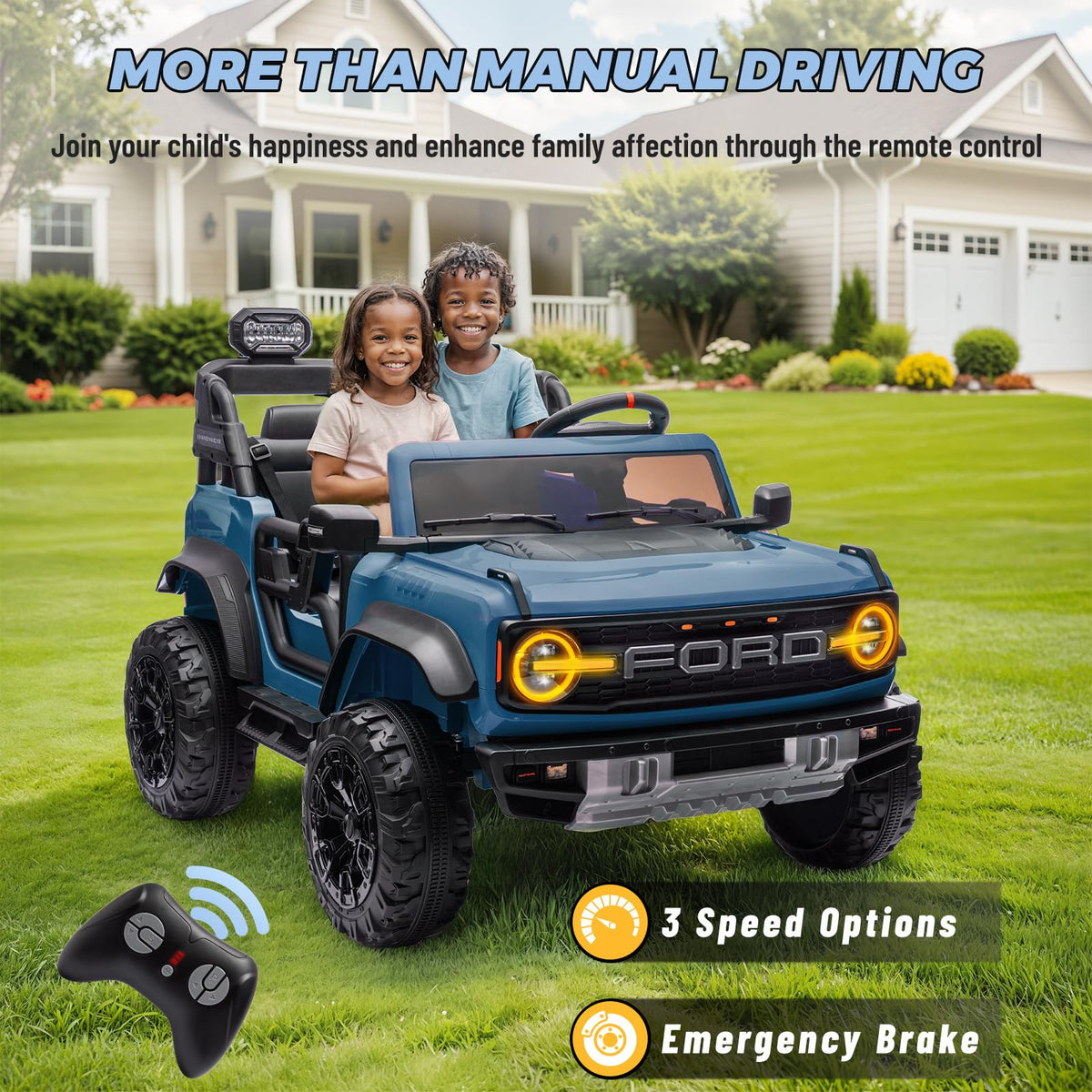 2 Seater 24V Electric Ride On Truck with Remote Control Q9904