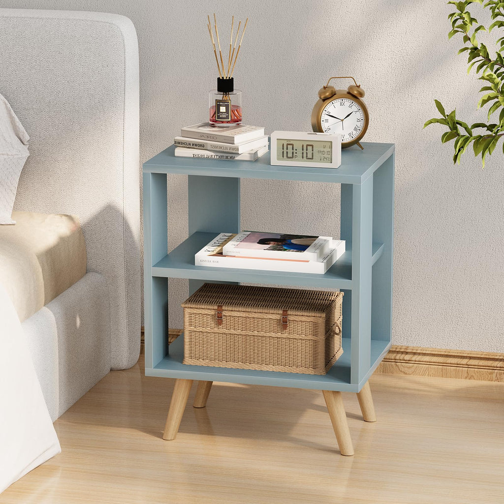 Blue 2-Tier Kids Nightstand J581501