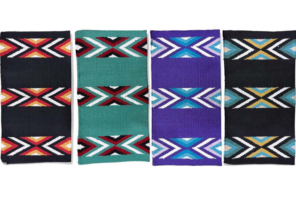 New Zealand Wool Handwoven Horse Saddle Blanket 36x34 Inches X651
