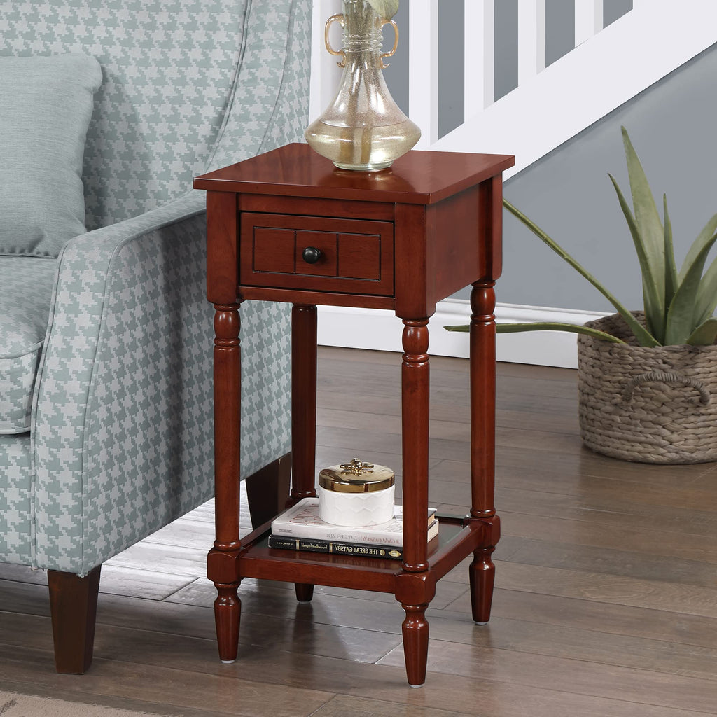 1 Drawer Accent End Table with Storage Drawer and Shelf Q7862