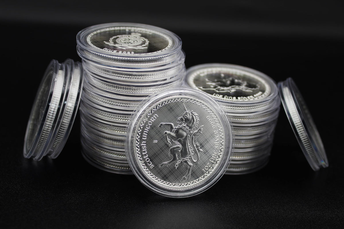 1 oz Silver Scottish Unicorn E6551