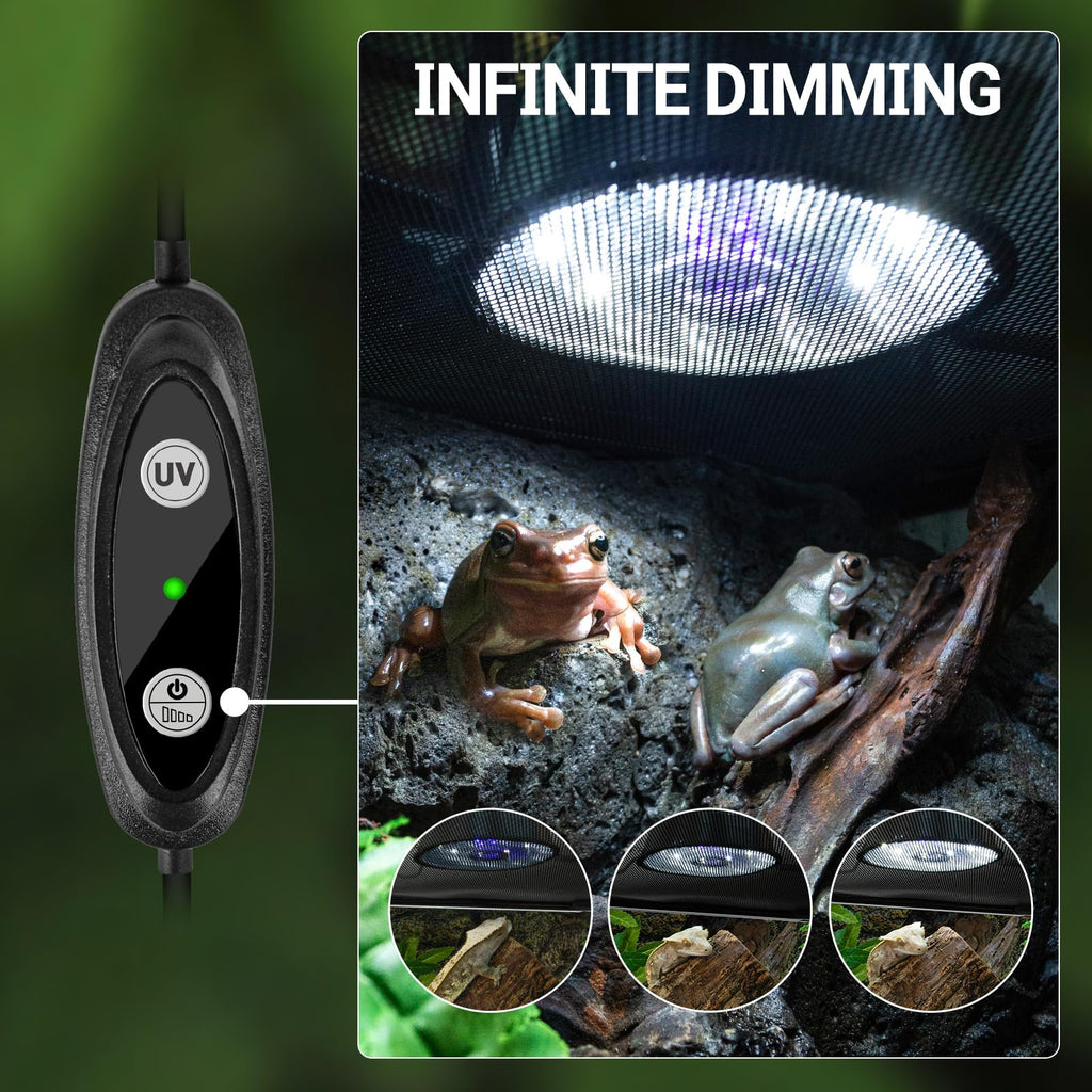 UVB Reptile Light with Basking Platform Combo Kit Z7220