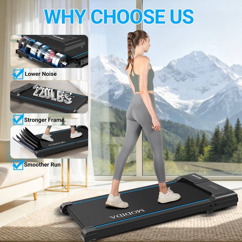 3 in 1 Under Desk Treadmill with Incline P381