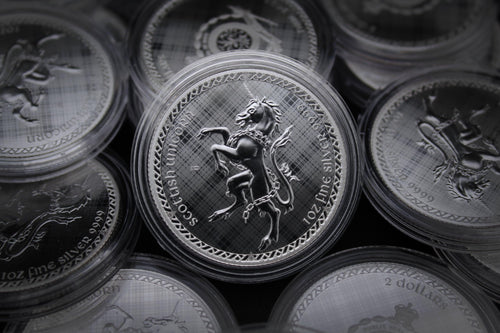 1 oz Silver Scottish Unicorn E6551