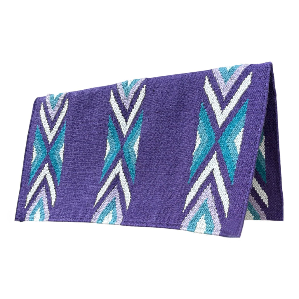 New Zealand Wool Handwoven Horse Saddle Blanket 36x34 Inches X651