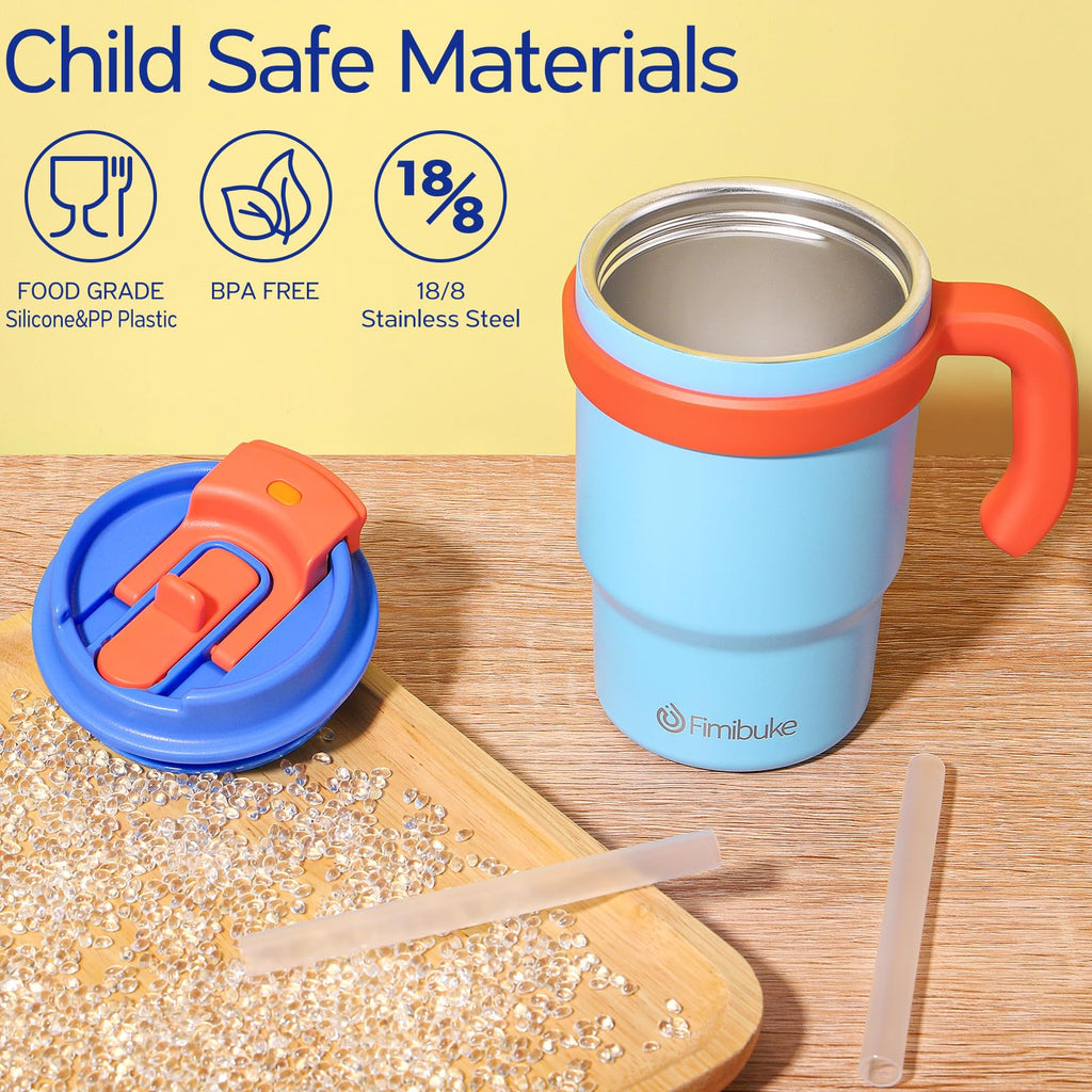 16oz Kids Insulated Tumbler with Handle, 2 Pack D16080